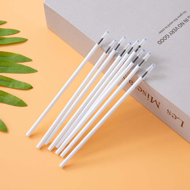 Original needle head black 0.5/0.38 cartoon gel pen refill blue water pen White Rod replacement core stationery wholesale