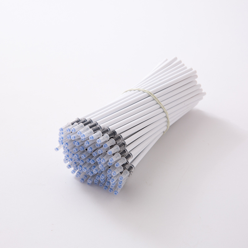 Original needle head black 0.5/0.38 cartoon gel pen refill blue water pen White Rod replacement core stationery wholesale
