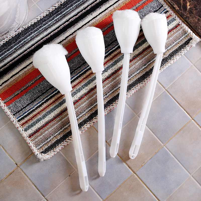 Soft Wool Toilet Brush Squeeze Water Gong Brush Toilet Brush Hotel and Home Cleaning Brush Bathtub Toilet Brush