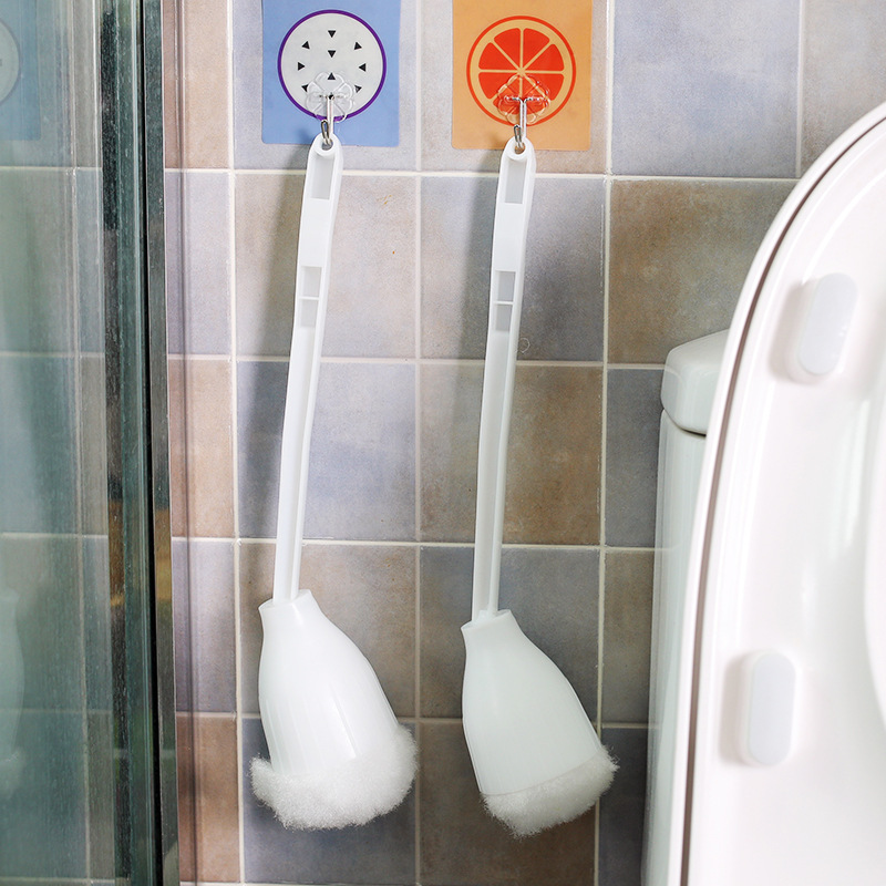 Soft Wool Toilet Brush Squeeze Water Gong Brush Toilet Brush Hotel and Home Cleaning Brush Bathtub Toilet Brush