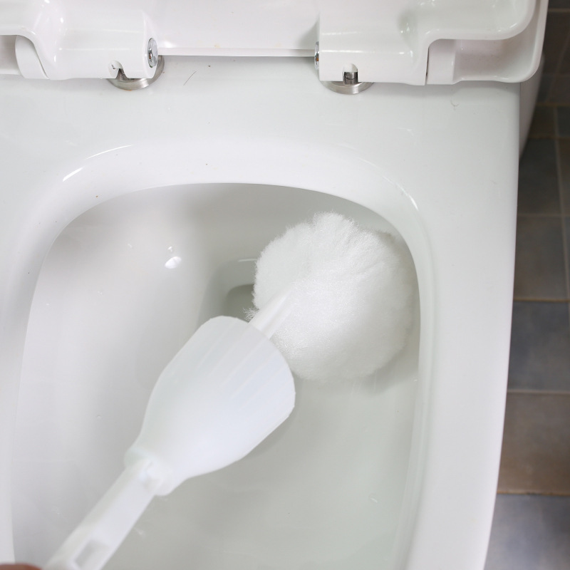 Soft Wool Toilet Brush Squeeze Water Gong Brush Toilet Brush Hotel and Home Cleaning Brush Bathtub Toilet Brush