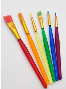 Decorating brush sugar flower coloring brush sugar Toner decorative painting brush set brush 6-Piece Baking brush