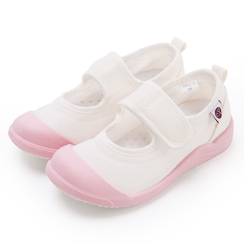 Kindergarten White Shoes Soft-soled Canvas Shoes for Baby Girls Spring and Autumn Breathable Children's Sports Indoor Shoes
