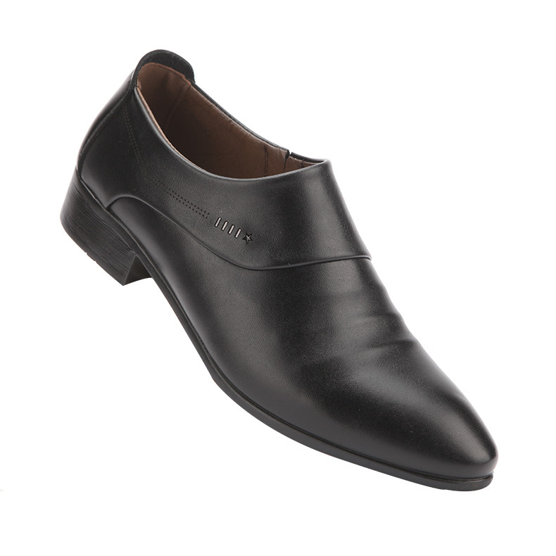 Business Dress Leather Shoes Men's Photo Studio Wedding Photography Men's Shoes Youth Korean British White Casual Leather Shoes