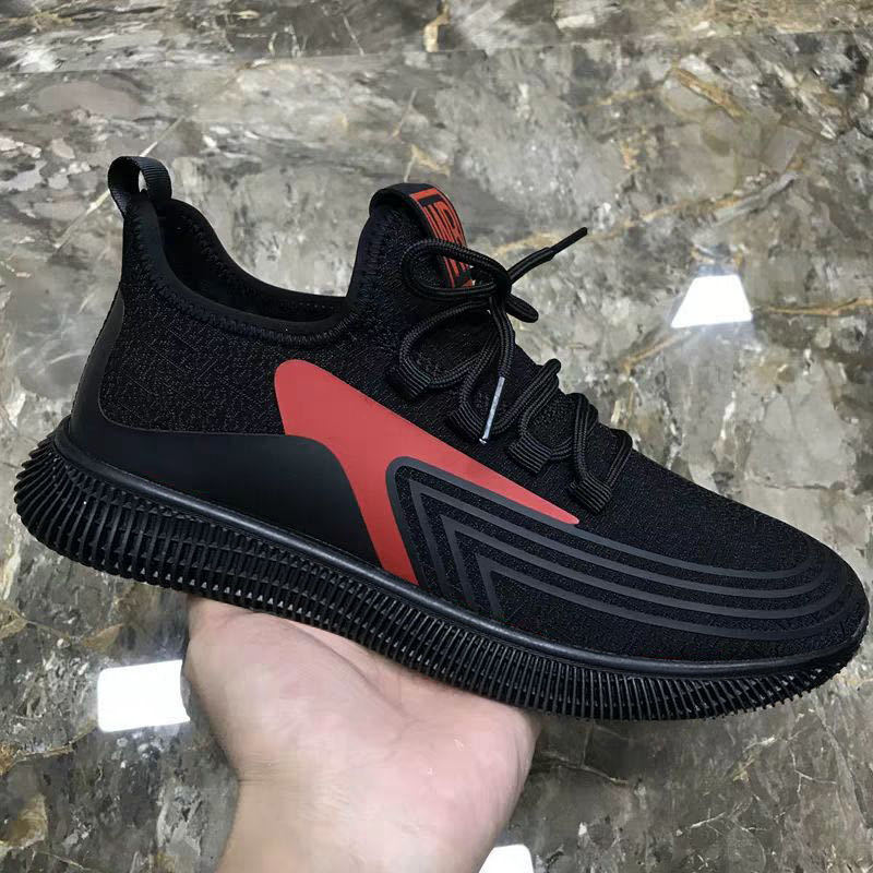 Spring and Autumn Shoes Men's Shoes Casual Korean Sports Running Shoes Cloth Shoes Torre Shoes Men's Cloth Shoes Trendy Shoes