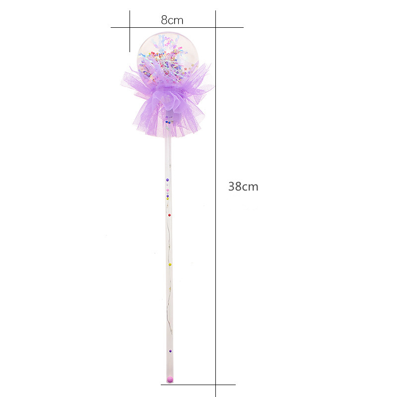 New Style Stall Luminous Wave Ball Magic Stick Flash Handheld Wave Ball Fairy Glow Stick Night Market Children's Toys