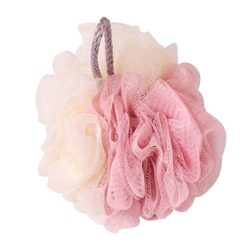 Two-color foaming rich bath ball new color matching large bath flower bath ball bath ball adult bath supplies