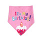 Pink saliva towel