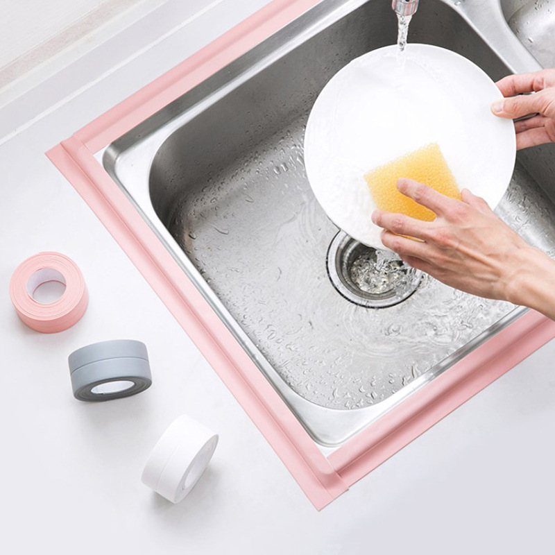 Kitchen mildew-proof waterproof tape moisture-proof kitchen sink gap beautiful seam toilet sticker wall corner sticker sealing strip