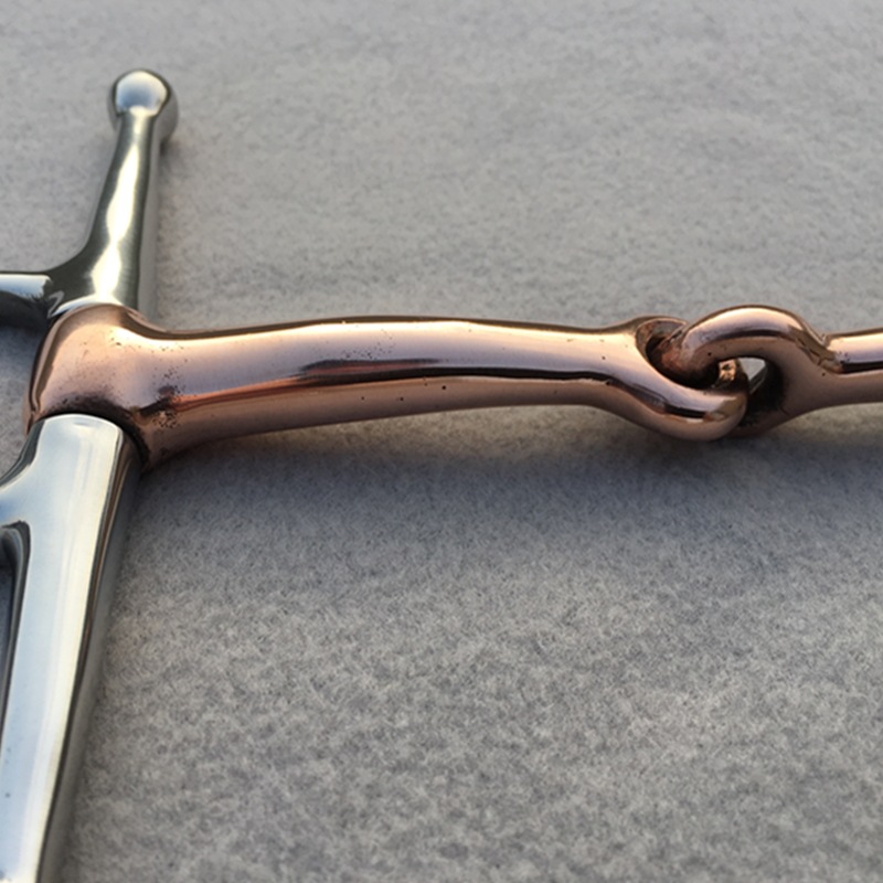 Cross-border supply H-type copper mouth horse grade harness copper grade iron horse chew pull horse mouth grade iron