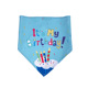 Blue saliva towel