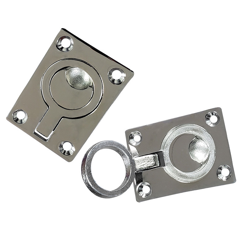 Cross-Border Marine yacht floor buckle stainless steel 316 lifting handle ship hatch cover pull ring deck buckle casting