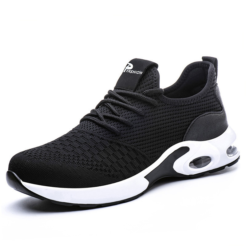 Steel toe cap safety protection shoes men's breathable protective shoes anti-smashing anti-piercing work protective shoes Men's Lightweight