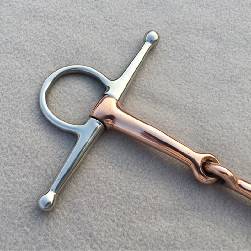 Cross-border supply H-type copper mouth horse grade harness copper grade iron horse chew pull horse mouth grade iron
