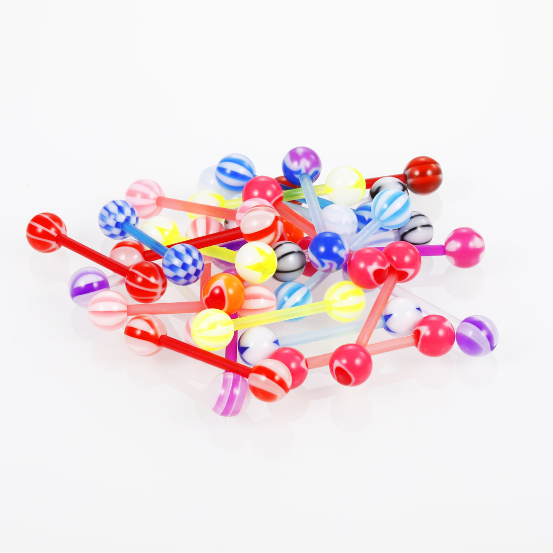 Europe and the United States popular acrylic tongue nail nail Amazon best-selling puncture jewelry cross-border for manufacturers spot wholesale
