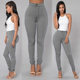 Imitation jeans ladies high waist leggings outside spring large size black pencil pants
