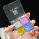 DIKALU four-color sequins eye shadow cream Chinese cosmetics shiny glitter powder pearlescent 4-color eye shadow plate stage makeup
