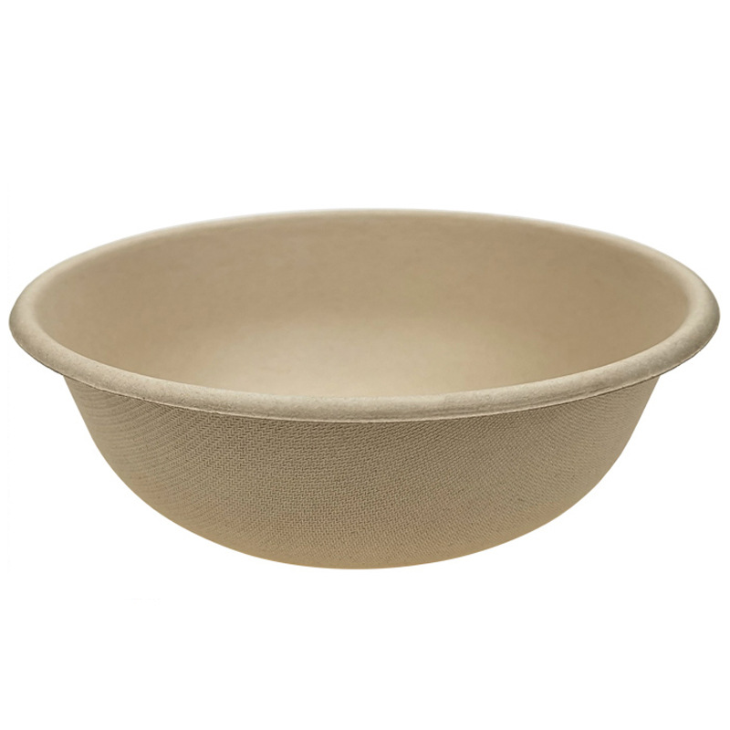 Disposable Paper Bowl Degradable Healthy Commercial Round Bowl Environmental Bowl Whole Case Taro Mud Ice Bowl Rice Bowl