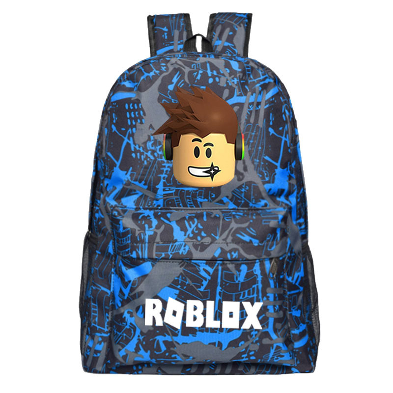 ROBLOX game peripheral schoolbag backpack Lightning Lightning Starry Sky student schoolbag men and women backpack computer bag