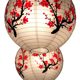 Chinese Style Pattern Tea House Rest Bar Film and Television Hall Special Restaurant Decoration Folding Plum Blossom Happy Character Paper Lantern