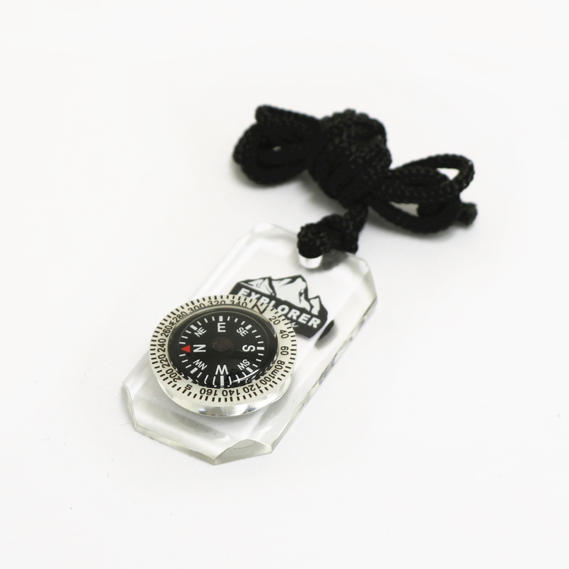 DC18-1A acrylic tag necklace compass pointer pendant outdoor accessories manufacturer in stock supply