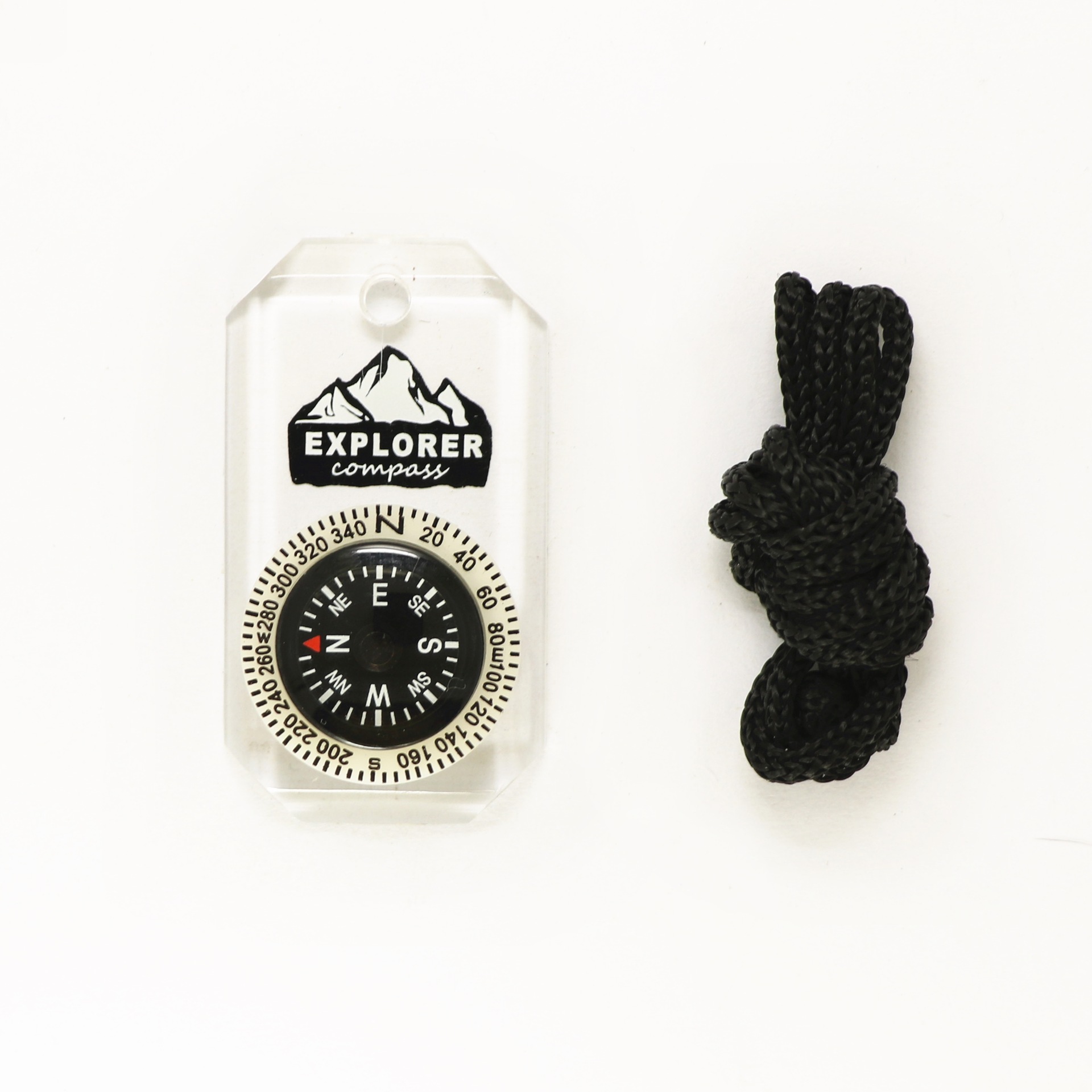 DC18-1A acrylic tag necklace compass pointer pendant outdoor accessories manufacturer in stock supply
