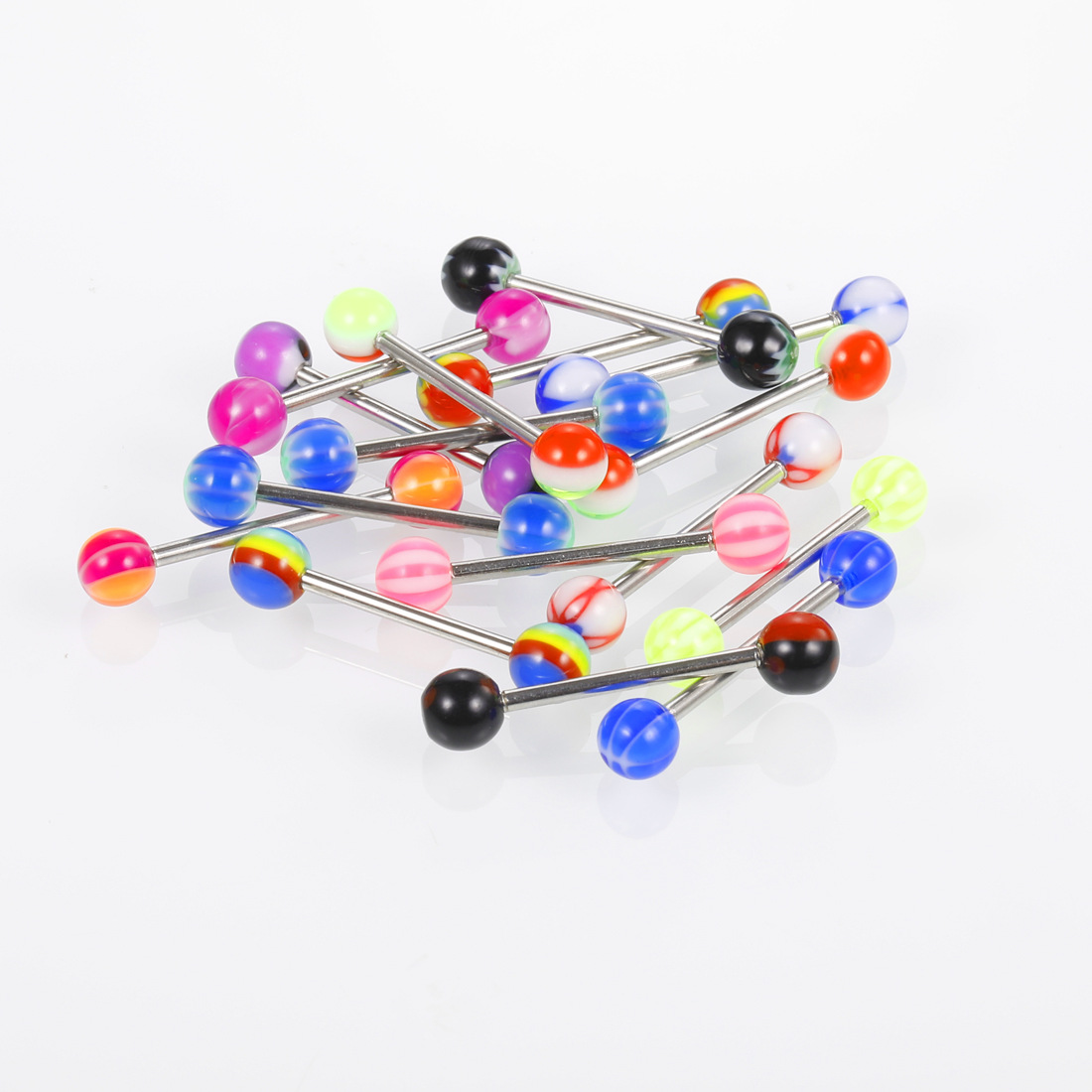 Europe and the United States popular acrylic tongue nail nail Amazon best-selling puncture jewelry cross-border for manufacturers spot wholesale