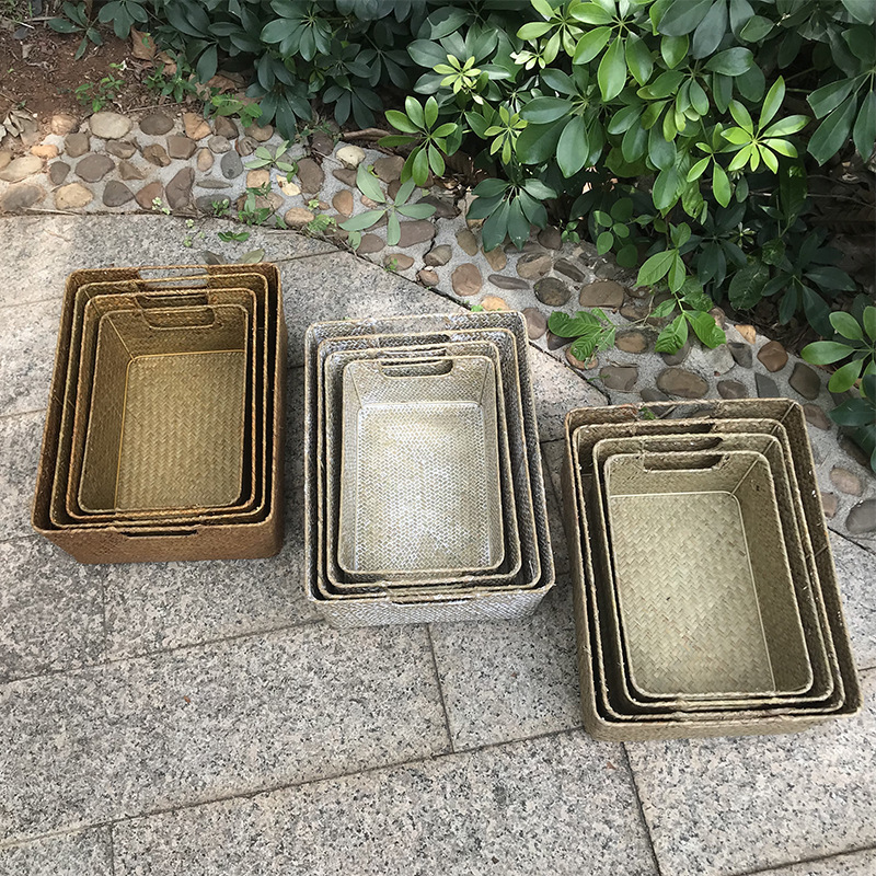 066mメーカー直販草編パンかごスーパー散布店はバスケットの家庭料理かごの台所収納枠を多く展示する|undefined