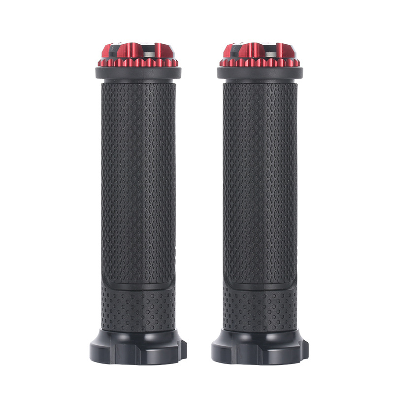 Wholesale motorcycle modification accessories aluminum alloy handle cover Fuxi ghost fire qiaoge scooter throttle handle glue