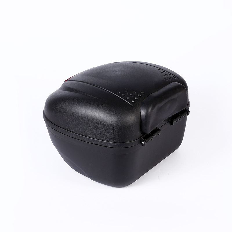 Electric car leather pattern trunk wear-resistant waterproof electric car tail box night reflective motorcycle tail box