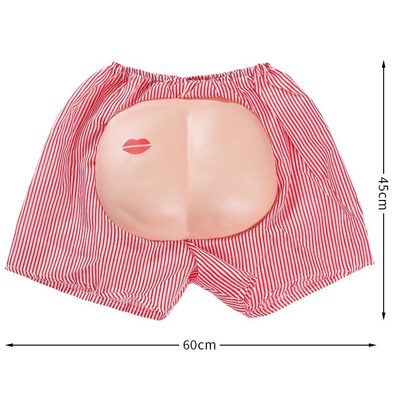 Wedding Game Props Halloween Tricky Wedding Supplies Best Man and Groom's Butt Pants Creative Door Blocking Props