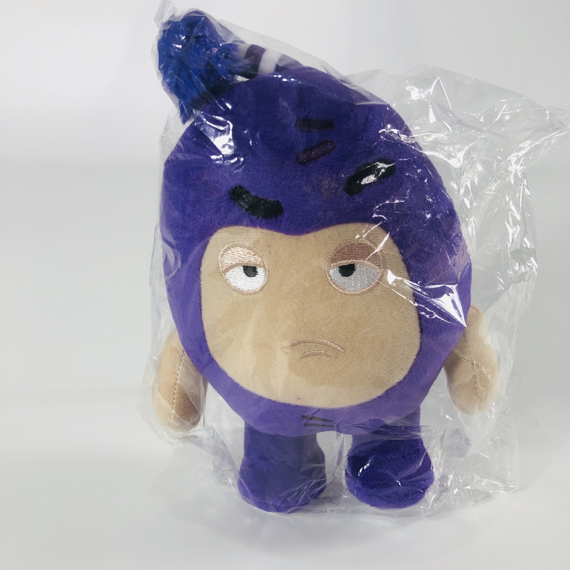 Cartoon cute Bao Qi Bing plush toy Oddbods Qi Bao Meng Bing plush toy wholesale