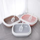 P spot wholesale high side with cat litter shovel anti-splash Oval semi-closed medium cat toilet pet litter box