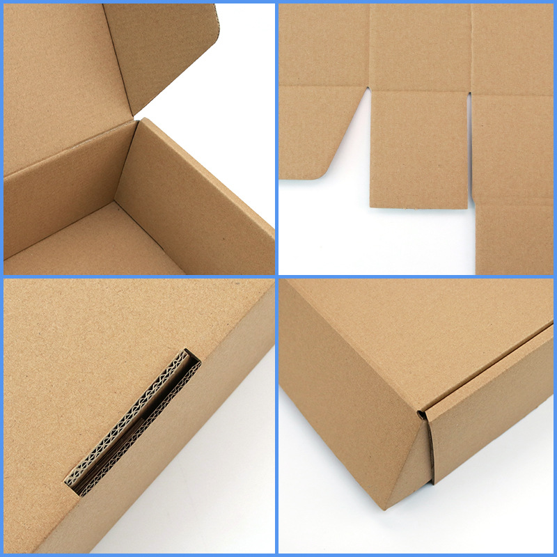 Color aircraft box universal packaging box Black Pink corrugated paper storage transport Kraft carton factory direct supply
