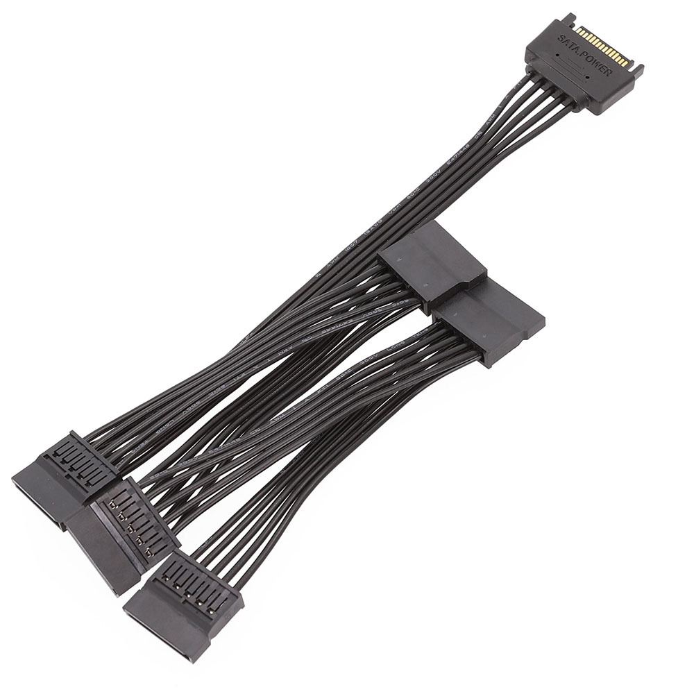 Power SATA 15Pin one drag five one four one three SATA hard disk power cord hard disk expansion line