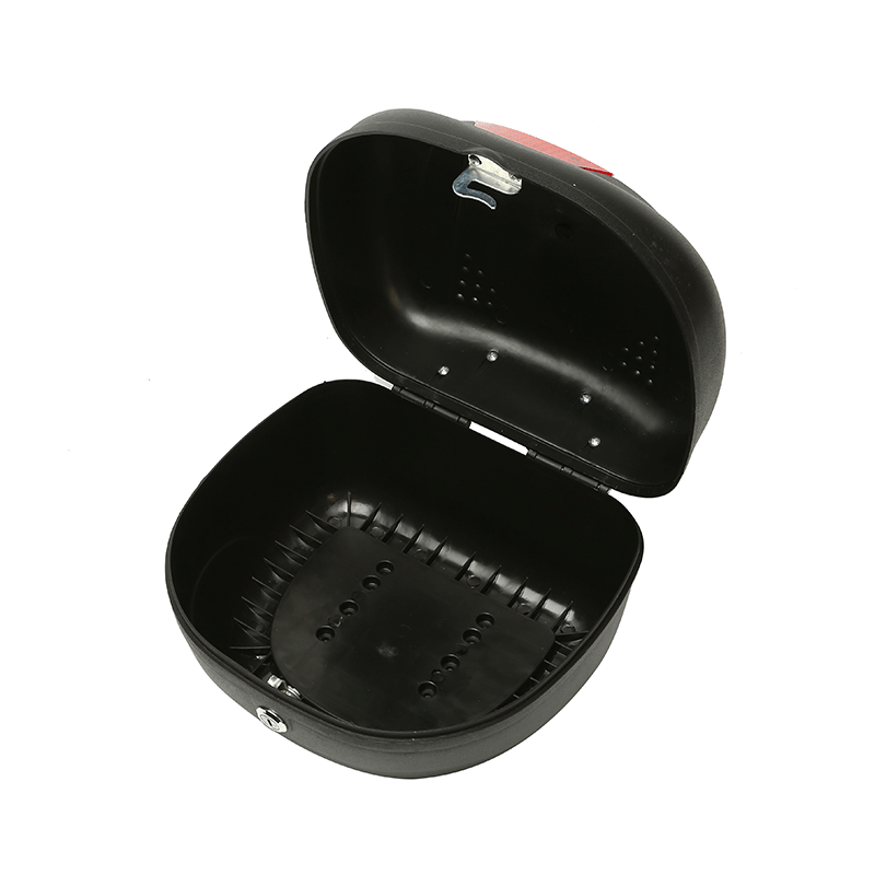 Electric car leather pattern trunk wear-resistant waterproof electric car tail box night reflective motorcycle tail box
