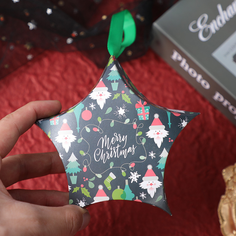 Christmas Eve creative Christmas candy box can be set Christmas gift box stars candy gift box