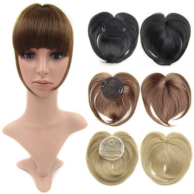 Wig wholesale high temperature silk chemical fiber wig top heart bangs cover head heart bangs factory wig women