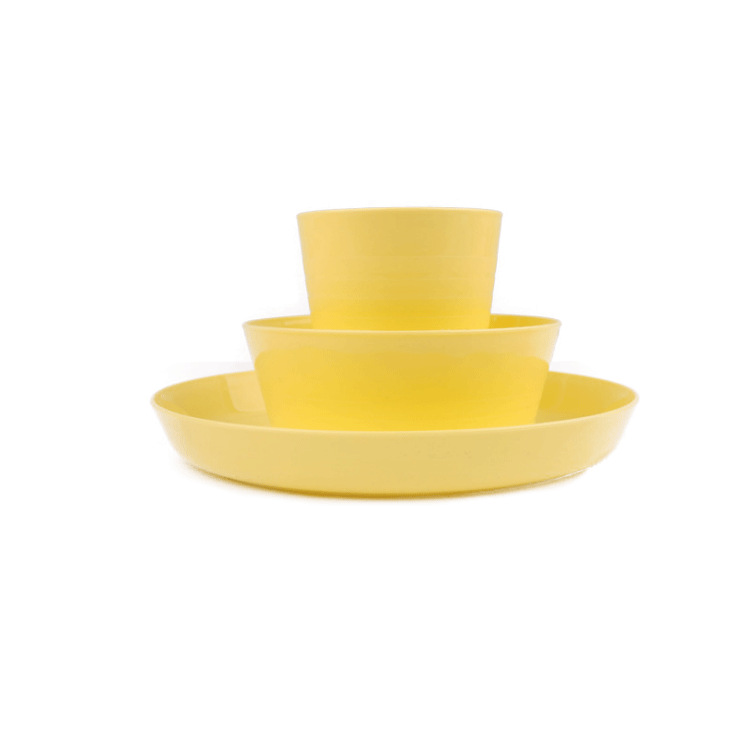 Shopkeeper recommends European and American children's tableware set snack bowl simple snack plastic plate bowl cup salad bowl gift