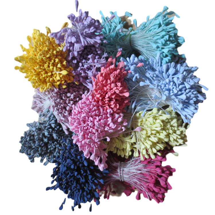 diy handmade bow hair accessories material ribbon flower special matte flower core/malt flower core