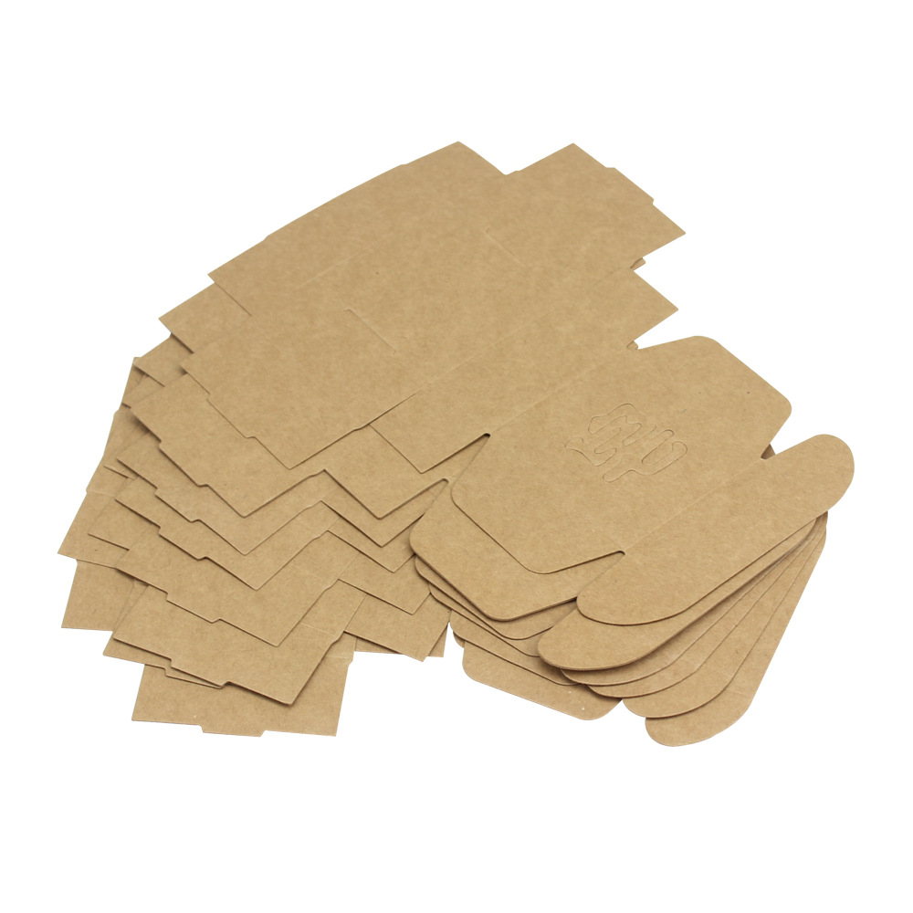 Handmade soap packaging box 350g Kraft paper gift candy jewelry paper box 65*65*30mm aircraft box