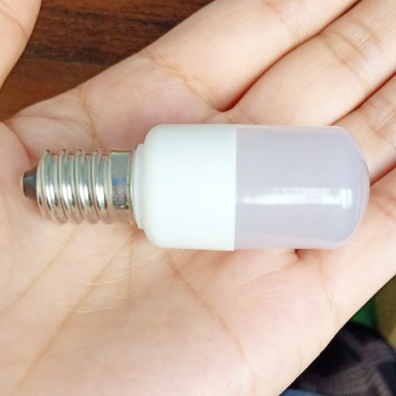 LED refrigerator lamp 110V sewing machine range hood microwave oven lamp E12E14 milky white cover T22 wide voltage 85-265