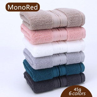 Factory direct supply plain cotton 6 square scarf star hotel company gift square towel wholesale