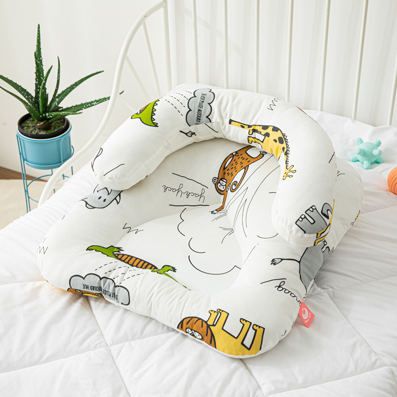 Cross-border Feeding Artifact Baby Breastfeeding Pillow Sloping Mat Anti-Spitting Lying Sleeping Baby Learning to Sit Backrest Pillow Baby Sleeping Mat