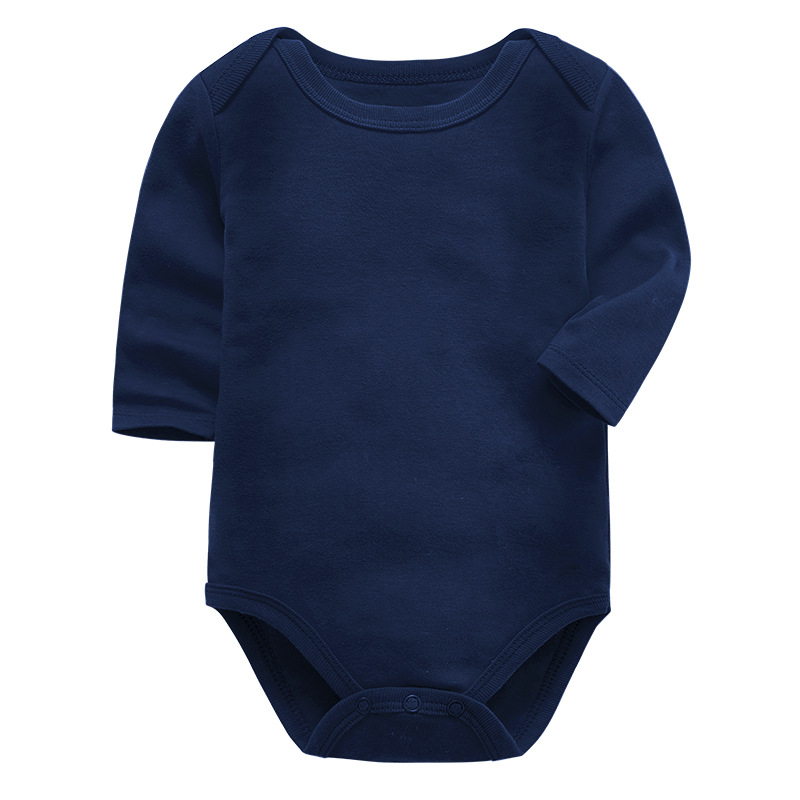 Factory wholesale net color long sleeve triangle ha clothing fashion baby jumpsuit climbing suit bag fart clothes autumn baby clothes