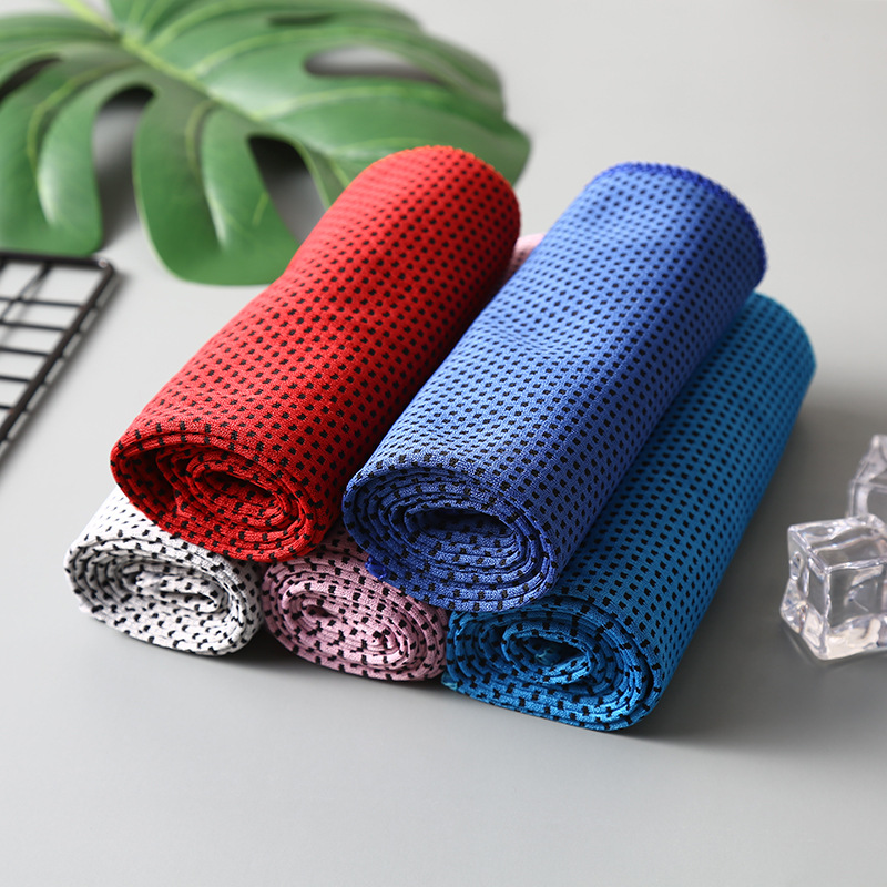 Cross-border cold towel ice towel summer ice towel outdoor sports towel sweat towel printed logo wholesale