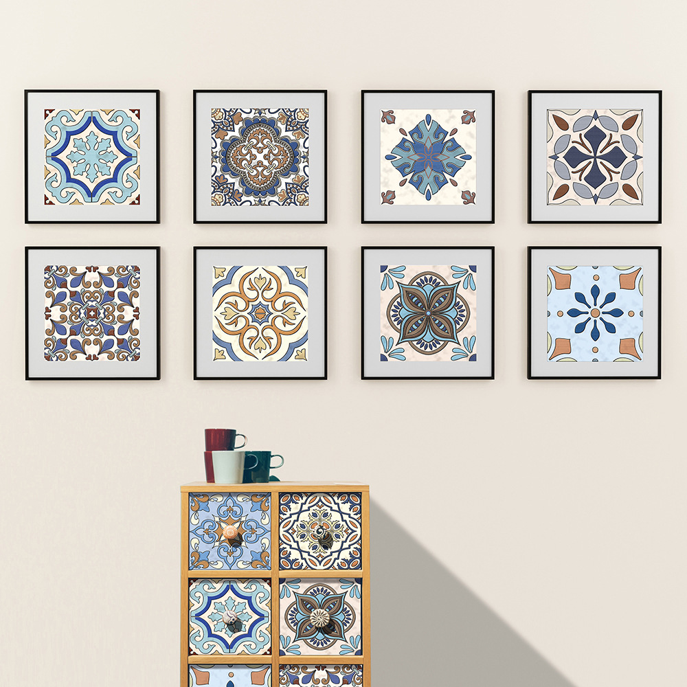 Charming Set Fashion Creative Hard Tile Stair Sticker 3d Wall Sticker Waterproof Tile Sticker Oil-proof Cabinet Sticker