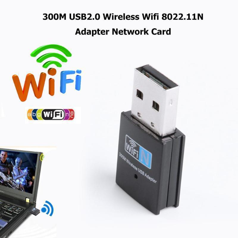 USB300m wireless network card 2.0 mini WIFI receiver computer USB network card WiFi signal receiver