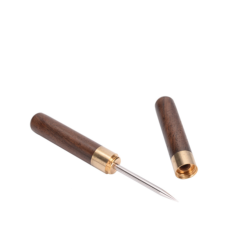 Ebony rosewood tea needle tea knife stainless steel tea knife Pu'er tea knife Tea Needle tea opener pry Tea Needle tea set accessories