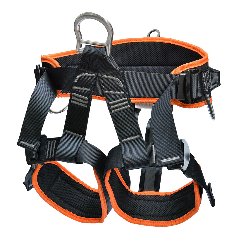 Anso Rappel Seat Belt Outdoor Rock Climbing Equipment Aerial Work Half-length Safety Belt Waist Protection Safety Belt